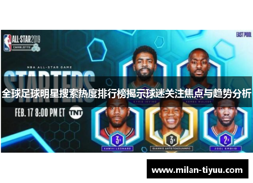 全球足球明星搜索热度排行榜揭示球迷关注焦点与趋势分析